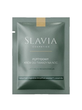 Peptydowy krem do twarzy na noc próbka 2ml Slavia Cosmetics