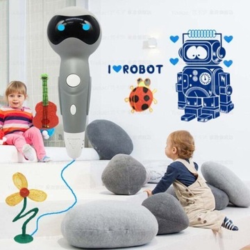 3D-ручка-робот, печатающая светодиодный голос, 2 режима скорости