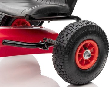 ГОКАРТ С ПЕДАЛЯМИ, НАДУВАННЫЕ КОЛЕСА, ТОРМОЗА