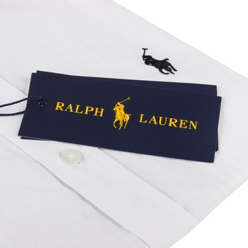 RALPH LAUREN KOSZULA MĘSKA SLIM FIT BIAŁA L