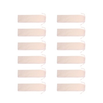 СУМКИ ДЛЯ ХРАНЕНИЯ СОЛОМЫ, ЧЕРНАЯ ФЛАНЕЛЕВАЯ СУМКА 12 ШТ.