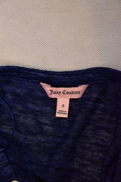 JUICY COUTURE SWETER DAMSKI CIENKI GRANATOWY r. S