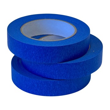 TAŚMA MALARSKA MASKUJĄCA PAPIEROWA NIEBIESKA UV 25mm/50m