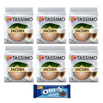 Kapsułki Tassimo Latte Macchiato Classico 48 szt. 5+1 opakowanie GRATIS!