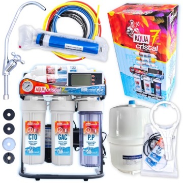 Filtry Na Vodu Aqua Cristal Sada 7 St Filtrace Reverzní Osmóza 75GPD