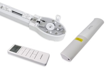 Karnisz Elektryczny Jednostronny 4 m Bateria Pilot Timer