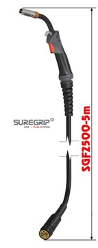 СВАРОЧНАЯ ПИСТОЛЕТА MIG MAG PARKER SGB SGF2500 5M MB25 FLEX