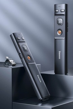 BASEUS WIELOFUNKCYJNY WSKAŹNIK LASER DO PREZENTACJI PILOT DO LAPTOPA USB-C