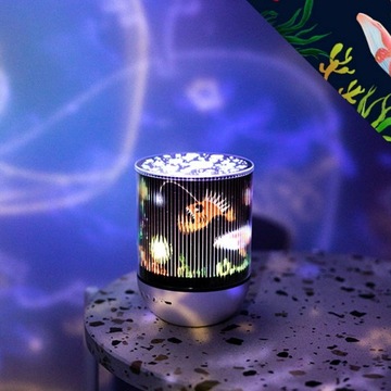 PROJEKTOR LED LAMPKA NOCNA KOSMOS OCEAN ŚWIĘTA