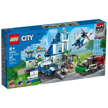 LEGO CITY BLOCKS ПОДАРОК ​​ДЛЯ ПОЛИЦЕЙСКОГО УЧАСТКА БОЛЬШОЙ НАБОР ПОЧТОВОГО СТАНЦИИ