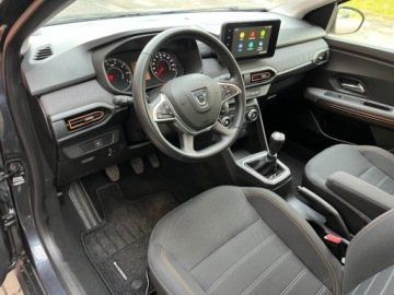 Dacia Sandero III Hatchback 5d 1.0 TCe 90KM 2022 Dacia Sandero Stepway 1.0 benzyna 91 KM zarej w PL ksiazka serwis zadb, zdjęcie 7