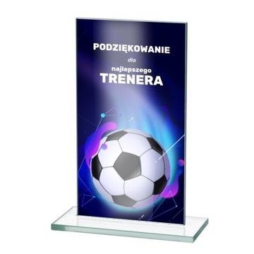 Statuetka z nadrukiem podziękowanie prezent dla Trenera piłki nożnej