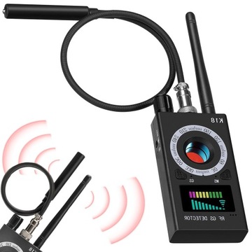 WYKRYWACZ PODSŁUCHÓW I KAMER GSM GPS UKRYTYCH LOKALIZATORÓW DETEKTOR WIFI