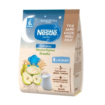NESTLE Dobranoc kaszka mlecz-ryż gruszka 230g