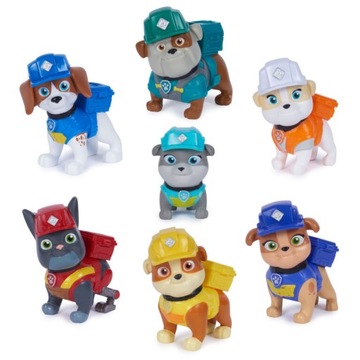 Zestaw figurek SPIN MASTER Psi Patrol Rubble i jego Ekipa 6067084