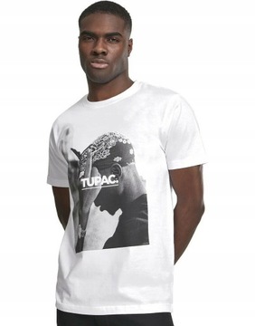 2Pac NG8 rge BIAŁY KLASYCZNY T-SHIRT NADRUK S