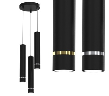 LAMPA NA KOLE ZWIS TUBA KOŁO EYE METAL 3xGU10