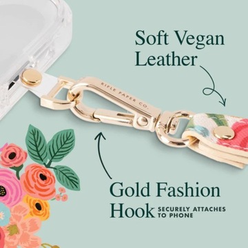 Бумажный браслет для телефона с винтовкой - Универсальный ремешок для телефона (Garden Party)