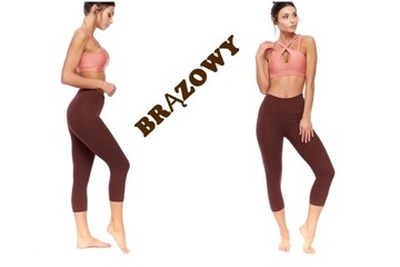 LEGGINSY GETRY 3/4 BAWEŁNIANE MIX KOLORÓW L