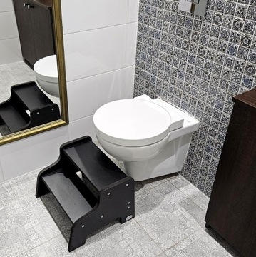 Лестничная платформа и подставка для ног черная SC-315