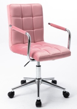 Fotel N-15 VELVET różowy TAPIEROWANY