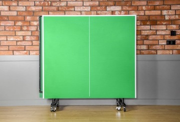 STÓŁ DO PING PONGA TENISA STOŁOWEGO ZIELONY SIATKA PALETKI RAKIETY PIŁKI