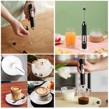 ПЕРЕЗАРЯЖАЕМЫЙ ЭЛЕКТРИЧЕСКИЙ USB-ВЗБИВАТЕЛЬ МОЛОКА