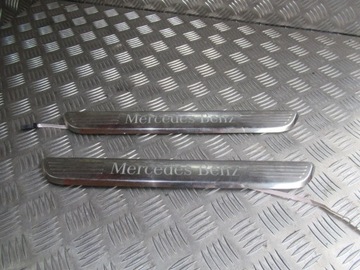 MERCEDES W205 LISTWY PROGOWE PODSWIETLANE KOMPLET A2056800735 A2056800535