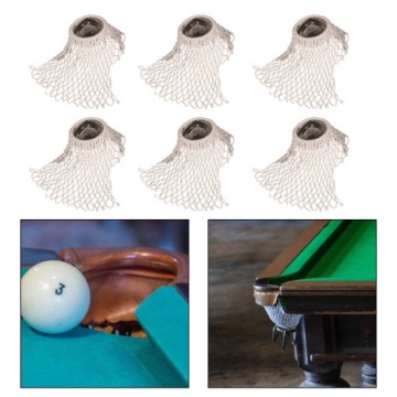 6 карманов для бильярдной сетки, заменяющих карманную бильярдную сетку для стола