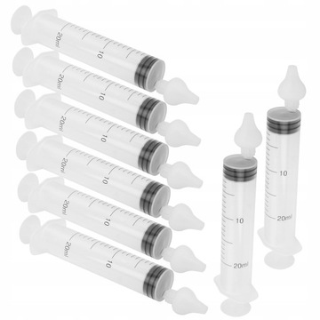 8szt. Irygator Strzykawka do płukania nosa 20ml