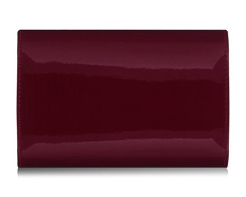 Бордовый клатч SOLOME M10 PATTERN