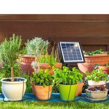 СОЛНЕЧНАЯ САДОВАЯ СИСТЕМА КАПЕЛЬНОГО ОРОШЕНИЯ 15 М АВТОМАТИЧЕСКАЯ для 15 растений