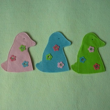 3 подставки для пасхальных яиц Креативные подставки для утиных яиц из фетра для детей