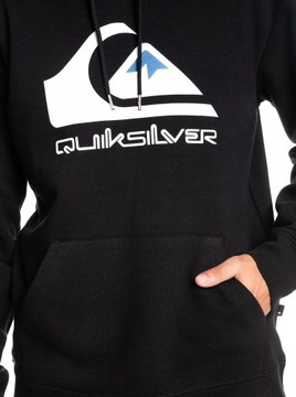 Quiksilver Bluza Big Logo EQYFT04450 Czarny Regular Fit