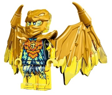 LEGO FIGURKA Ninjago - JAY Złoty Smok SKRZYDŁA Miecz Golden Dragon njo755