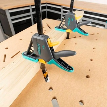 Одноручный зажим Wolfcraft EHZ PRO 100-150 с функцией разжима