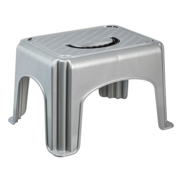 СТУЛ, ПОДНОЖКА С РУЧКОЙ, ДО 150 КГ, СЕРЫЙ