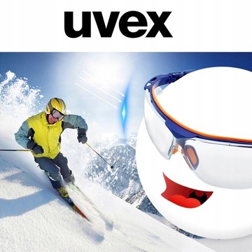 Защитные очки, прозрачные, небьющиеся, UVEX i-vo 9160.065