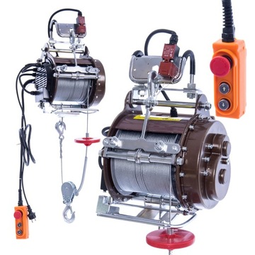 WCIĄGARKA ELEKTRYCZNA LINOWA 800 400 kg LINA 30m