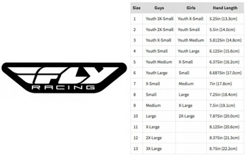ПЕРЧАТКИ CROSS ENDURO ATV FLY RED F16 R