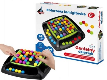 KOLOROWA ŁAMIGŁÓWKA GRA LOGICZNA ASKATO GENIALNY DZIECIAK TRENING UMYSŁU