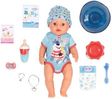 BABY BORN LALKA CHŁOPIEC 43CM OUTLET