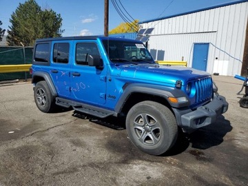 Jeep Wrangler IV 2022 Jeep Wrangler Unlimited Sport 2022 2.0l 2.0 Benzyna 270KM, zdjęcie 4