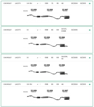 ГЛУШИТЕЛЬ ПЕРЕДНИЙ _ IZAWIT 22.059 _ CHEVROLET DAEWOO