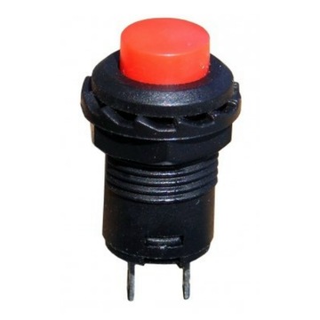 PBS-02B przycisk reset zwierny 1.5A 250V czerwony