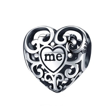 CHARMS ZAWIESZKA ONA ONA ME YOU MIŁOŚĆ SERCE LOVE