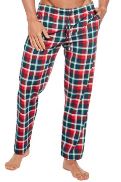 Spodnie piżamowe męskie Cornette 691/47 kratka L