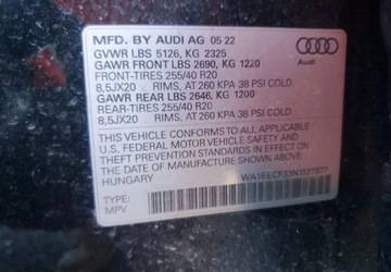 Audi Q3 II 2022 Audi Q3 Auta z USA - Zapytaj o wiecej ofert 2.0 Benzyna 230KM, zdjęcie 5