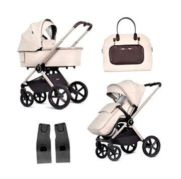 WÓZEK VENICCI TINUM UPLINE 2W1 ADAPTERY BEIGE