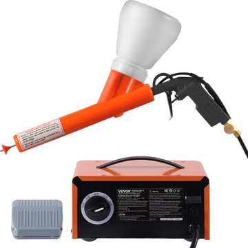 VEVOR System Malowania Proszkowego 10-30 PSI Metal Plastik 410x300x200MM